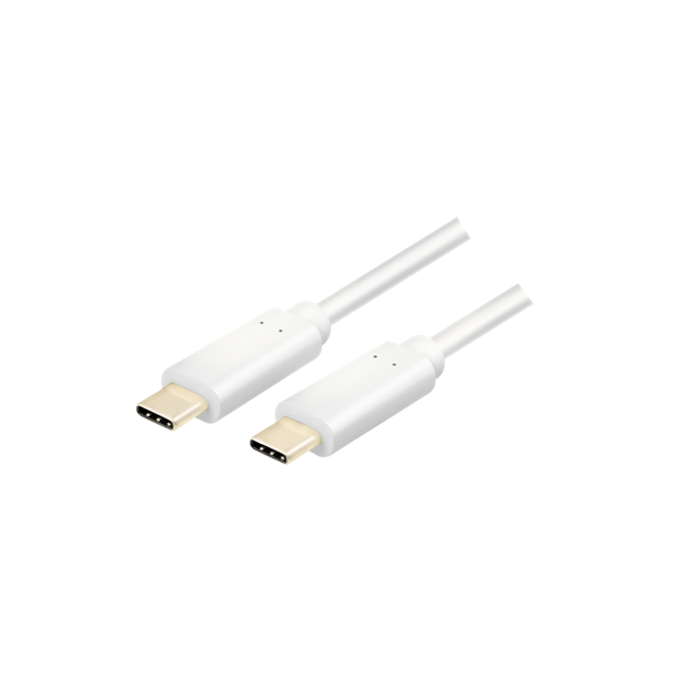 USB 3.2 Gen2x1 Cable, USB-C connection cable, 0.5m, white