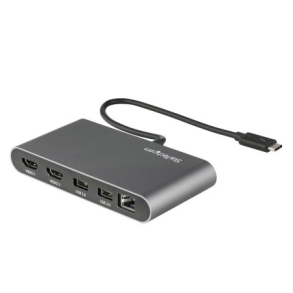 StarTech.com Thunderbolt 3 Mini Dock - Portable Dual Monitor TB3 Laptop Docking Station HDMI 4K 60Hz
