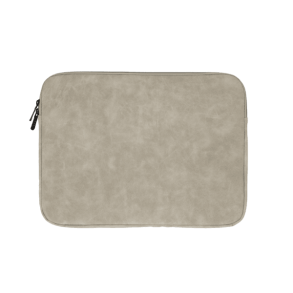 SBox Sleeve i imiteret lder - Model Verona - Beige - 14,1