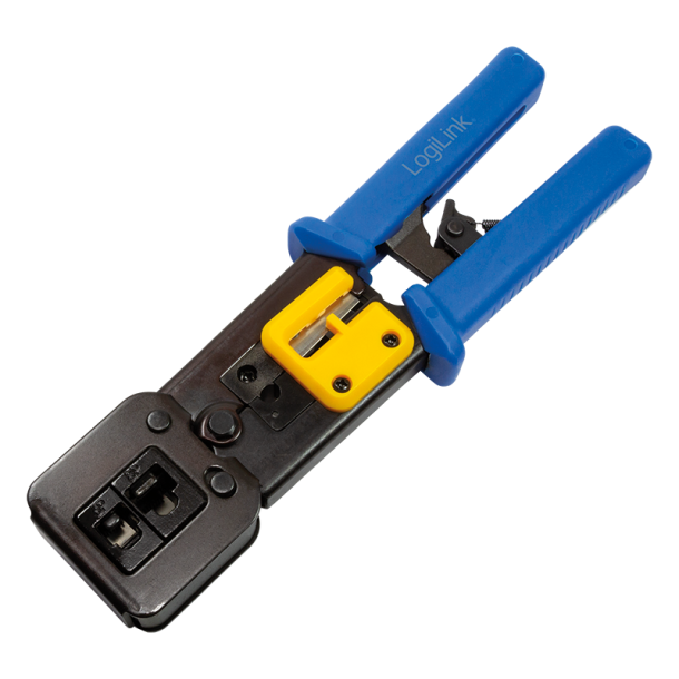 LogiLink® Crimping tool for RJ11/12/45/EZ plugs, with cutter