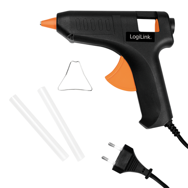 Hot glue gun, 20 W, black