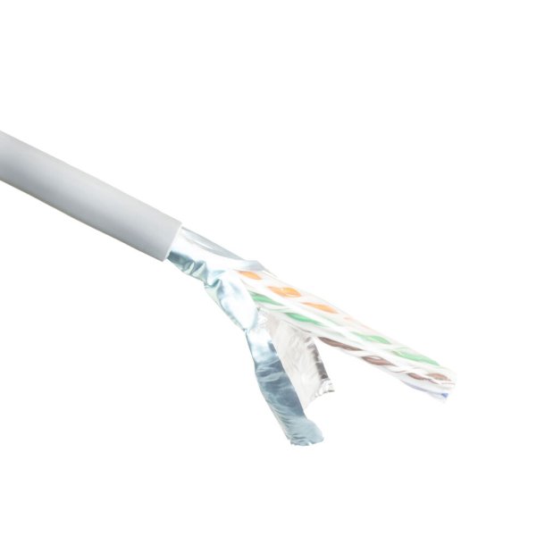 ACT CAT6A F/UTP solid twisted pair cable, PVC, AWG 23, CPR: B2ca, 305 m