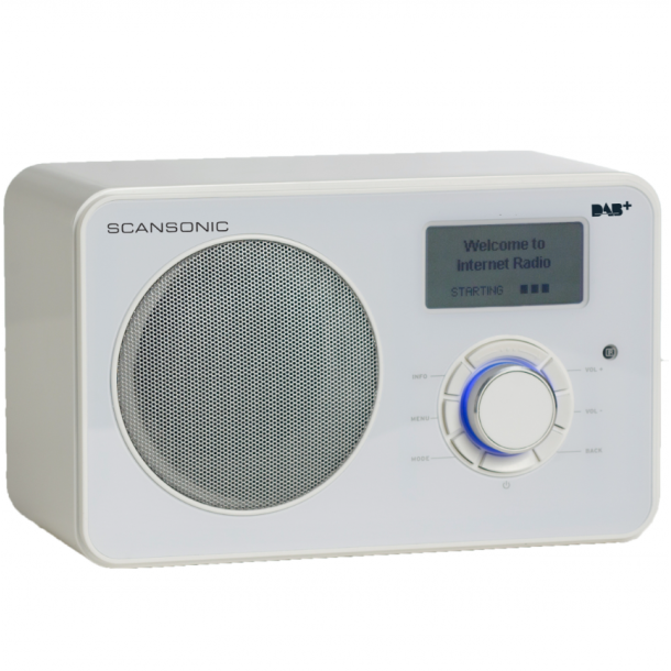 SCANSONIC IN220BT FM/DAB+/INTERNET RADIO - HVID