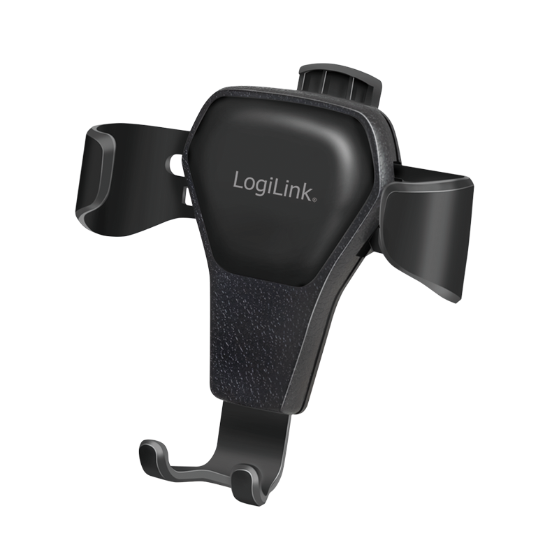 LogiLink Smartphone holder for air vents, 4-6.5" smartphones, black