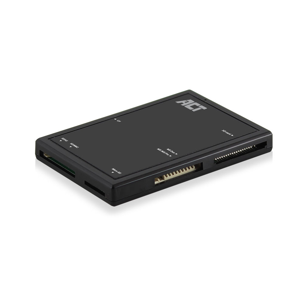 ACT AC6370 hukommelsesstick: CF / MMC / MS Duo / MS PRO / MicroSD (TransFlash) / SDHC, sort 5000 Mbit/s USB 3.2 Gen 1 (3.1 Gen 1) Type-A 76 mm - 55 mm (AC6370)