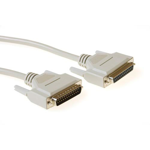 ACT 10 metre Serial 1:1 connection cable 25 pin D-sub male - 25 pin D-sub female