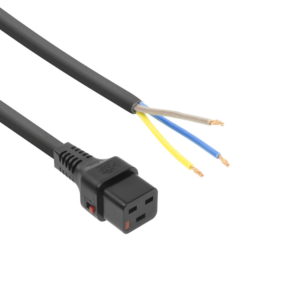 POWERCORD C19LOCK-OPEN 2.00M