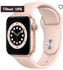 APPLE WATCH S6 GPS 40MM GOLD ALU CASE REGULAR - PINK/SAND SPORTSREM