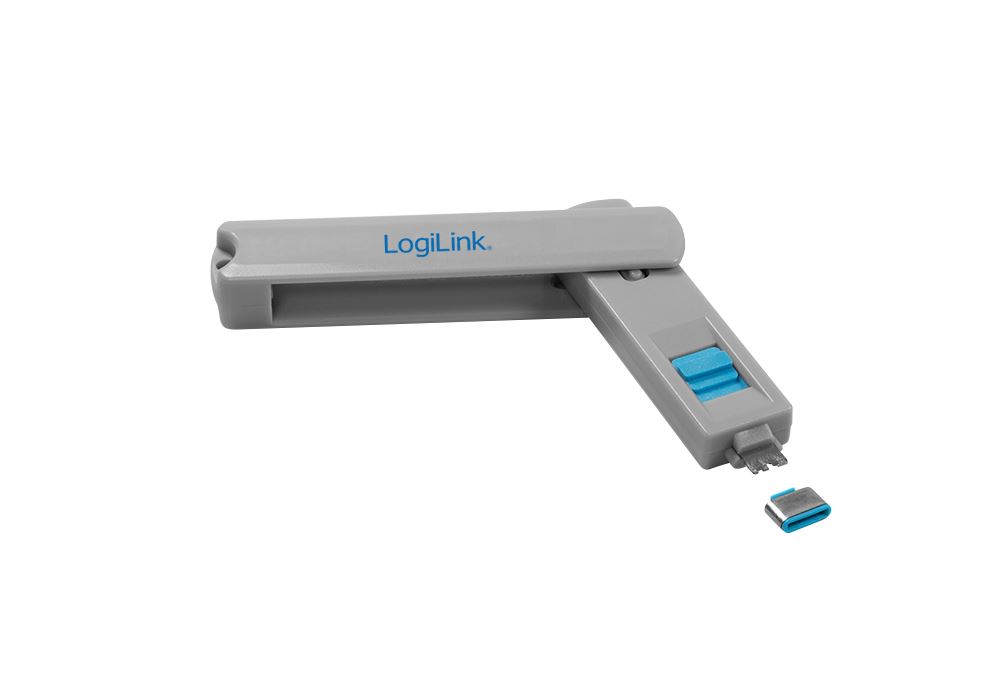LogiLink Port Blocker, USB-C, 1 Key + 4 Locks