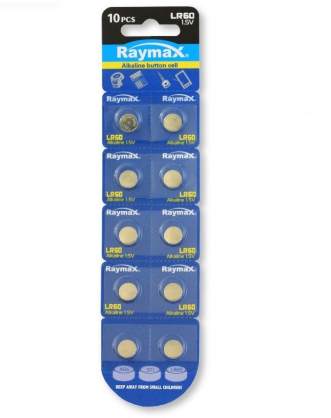 LR60 / LR621 / 364 / AG1 BATTERI ALKALINE 10- PAK