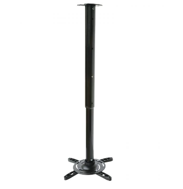 Projektorbeslag i sort – 600 – 1020 mm – Max 15 kg