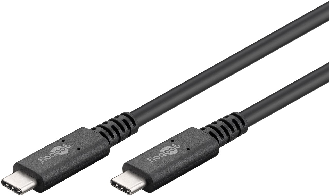 Goobay USB-C male male - Sync & Charge USB-C? Cable, USB4? Gen 3x2, 240 W, 0.7 m