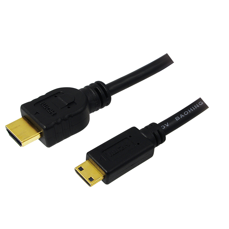 LogiLink® Cable HDMI to HDMI Mini High Speed w.E. 2 Meter