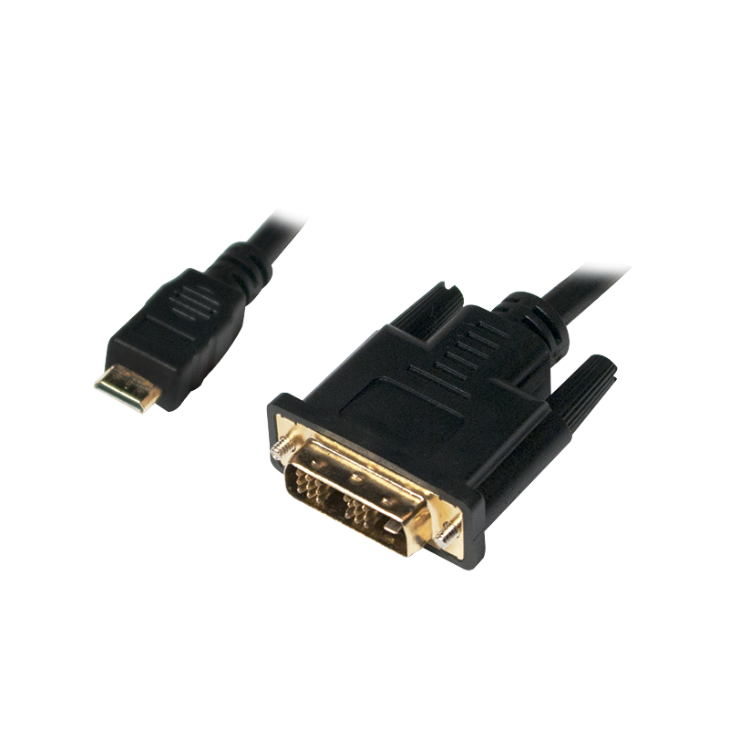 Logilink Mini HDMI til DVI-D M 18+1