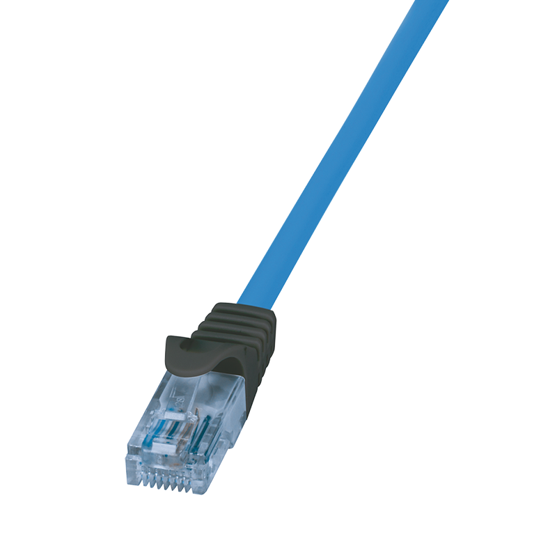 Patch cable Premium, Cat.6A, U/UTP, 10G/PoE/HDBT, blue, 7.5 m