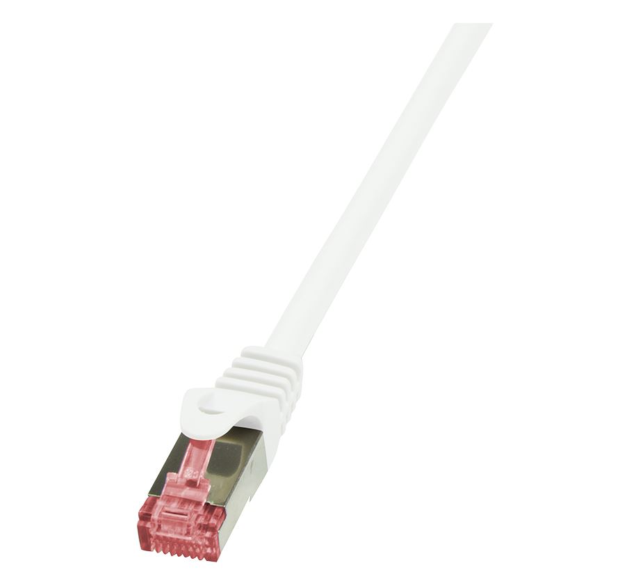 Patch cable Cat.6 S/FTP, PIMF, PrimeLine, white, 20m