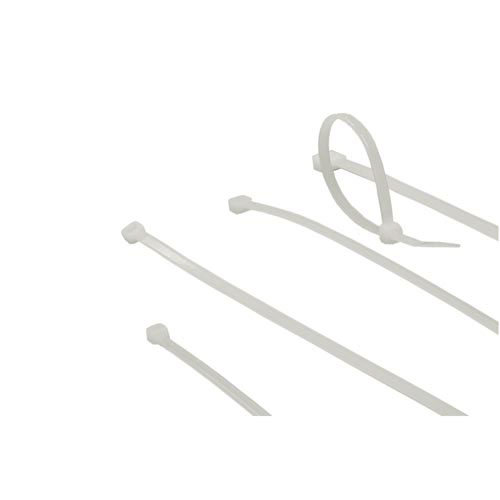 ACT Cable ties transparant, length 385 mm,width 4.8 mm