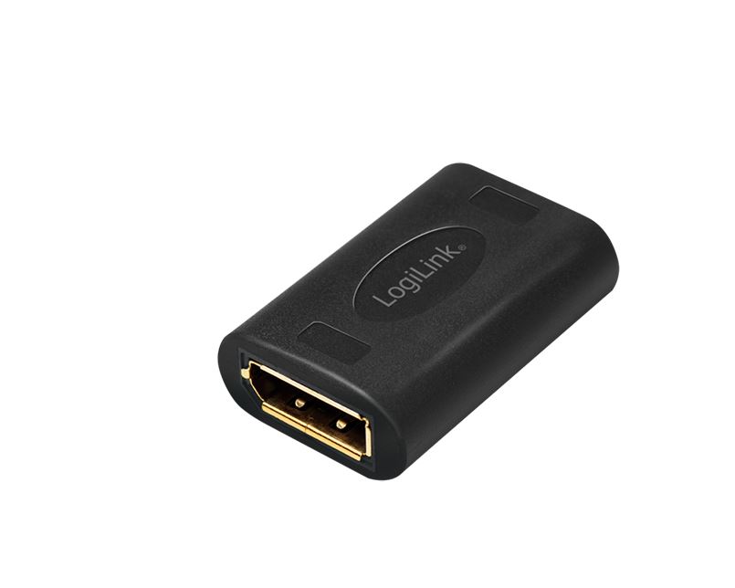 LogiLink DisplayPort adapter, DP Hun til DP Hun - 8K/60 Hz, black
