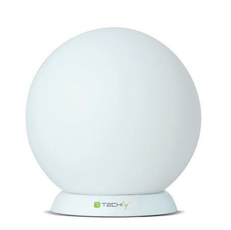 Dekorativ flerfarvet LED-lampe 35 cm diameter str. mellem