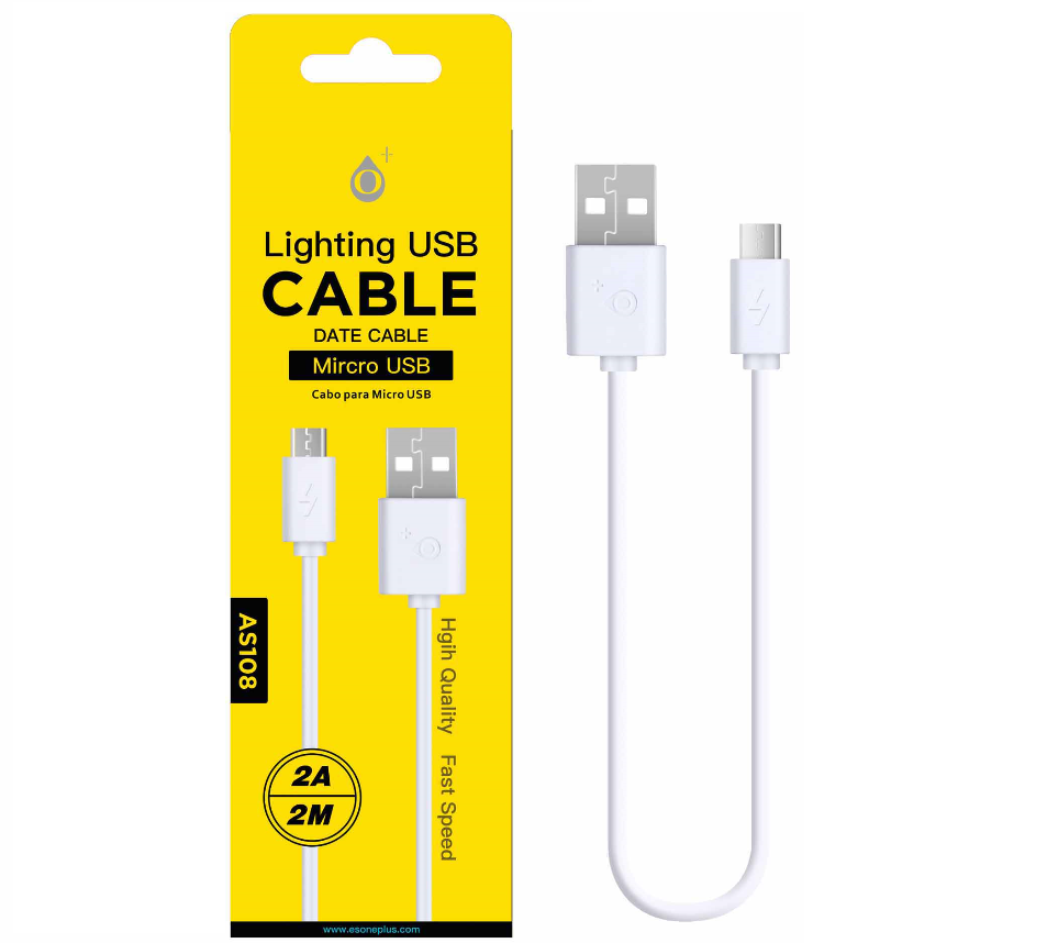 OnePlus Micro USB kabel - 2 meter - Hvid