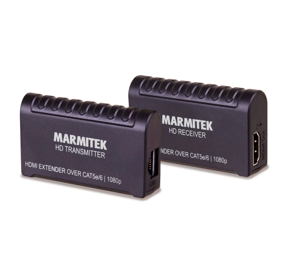 Marmitek HDMI extender - over 1 CAT5e/6 cable - Full HD - PoC - 40 m