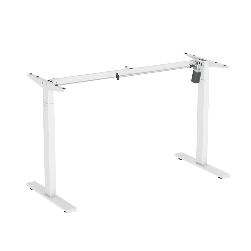 LogiLink Electrically adjustable sit-stand desk frame, 1 motor, 710-1190 mm, white