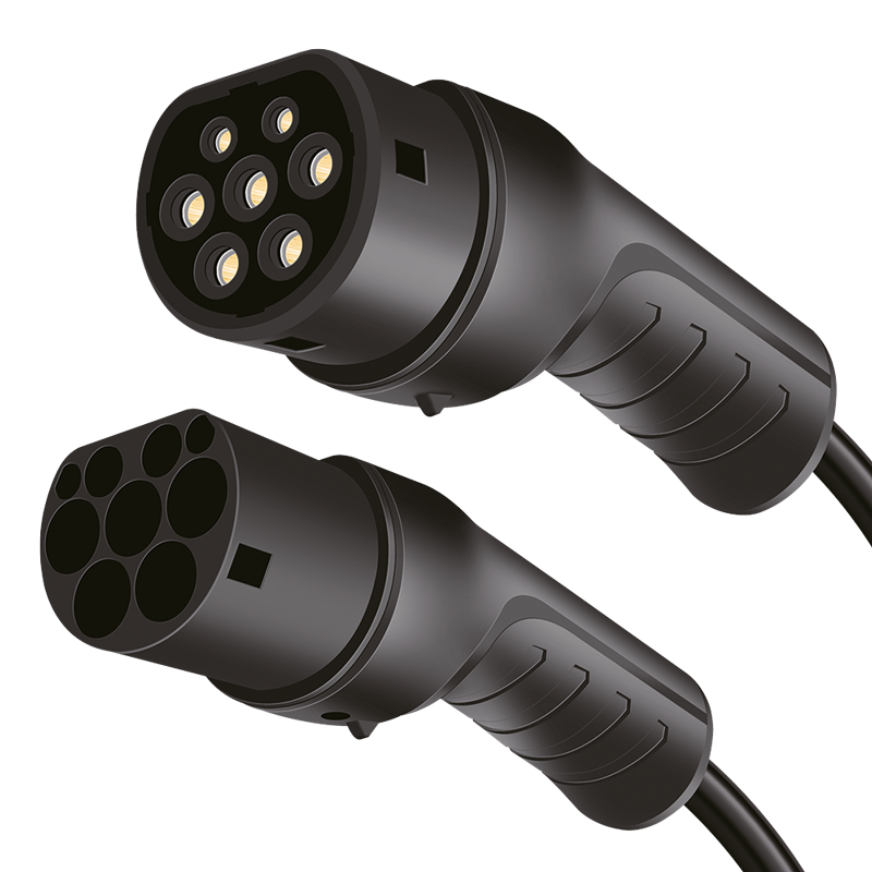 EV charging cable, Type 2, 3-phase, 32 A, 22 kW, with bag, 2.5 m