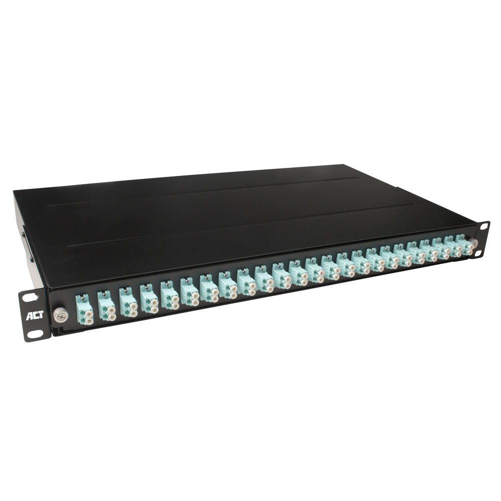 ACT Fiber panel 24 x duplex LC multimode OM3