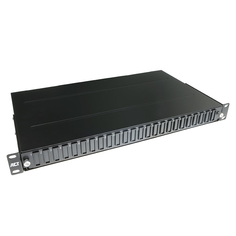 ACT Fiber panel 48 ports unloaded