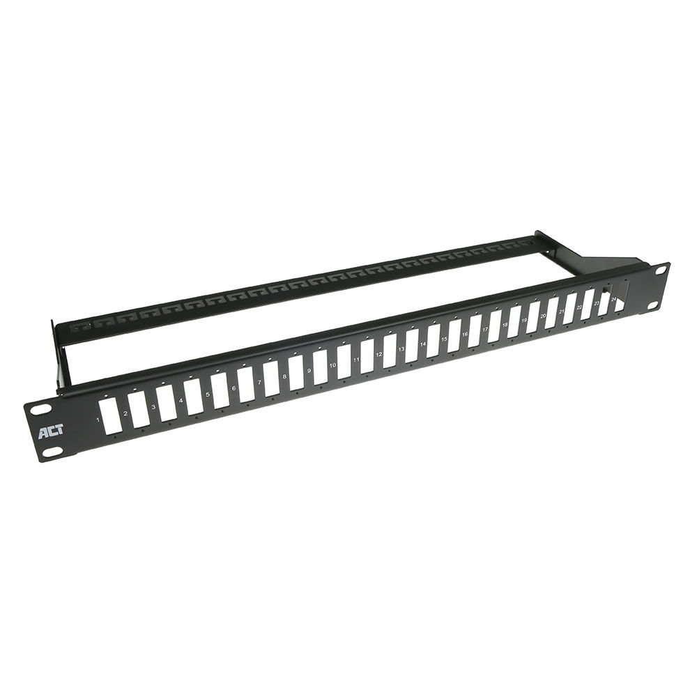 ACT Fiber panel 48 ports unloaded