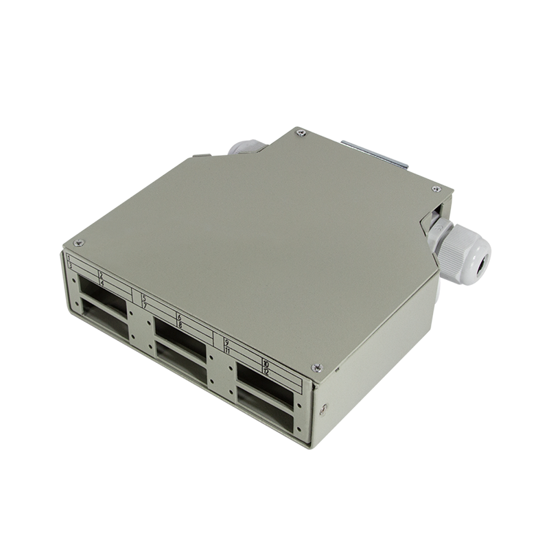 LogiLink Fibre optic DIN rail splice box for LC or SC couplers