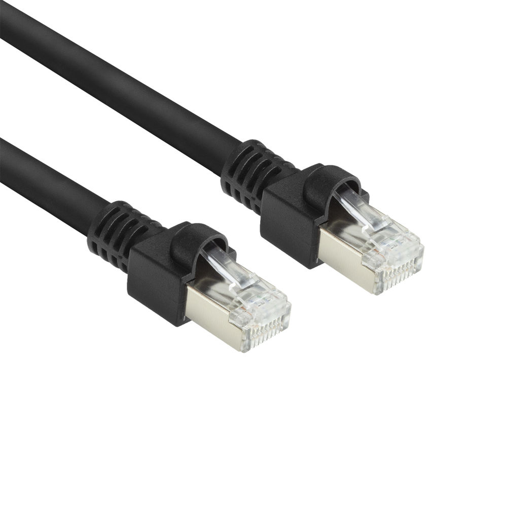 CAT7 S/FTP PUR BLACK 5.00M