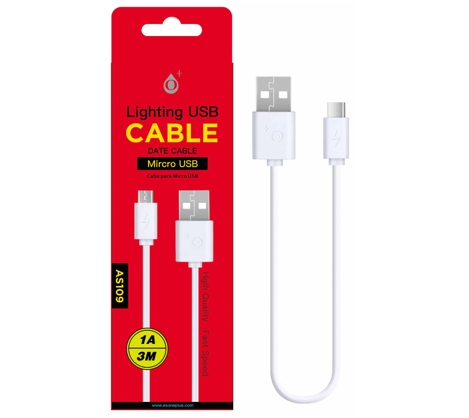 OnePlus Micro USB kabel - 3 meter - Hvid