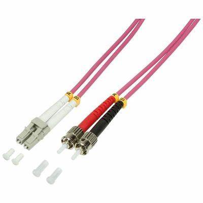 Fiber patch cord OM4 50/125µ LC-ST, 15m