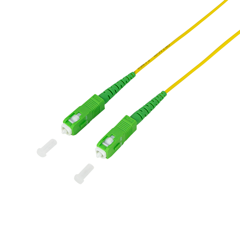 Fiber simplex patch cable, OS2, SM G.657.A2, SC/APC-SC/APC, 20 m