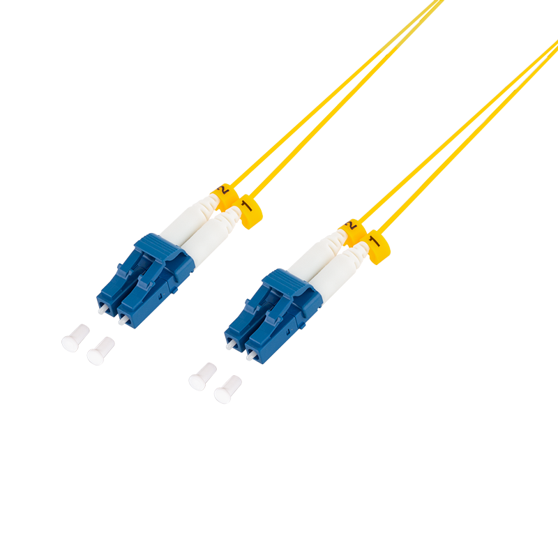 LogiLink Super slim OS2 fiber patch cord LC-LC duplex, 10 m, G657.A2