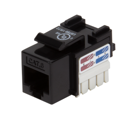Keystone jack PrimeLine Cat.6 unshielded 90° punch down