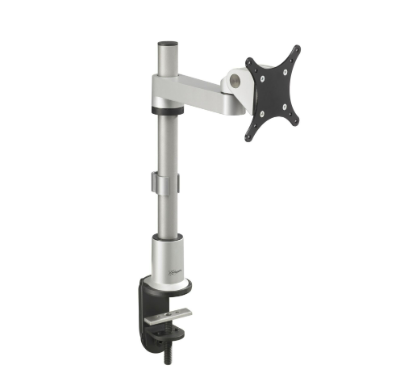 PFD 8522 DESK MOUNT, 2 PIVOTS - SILVER