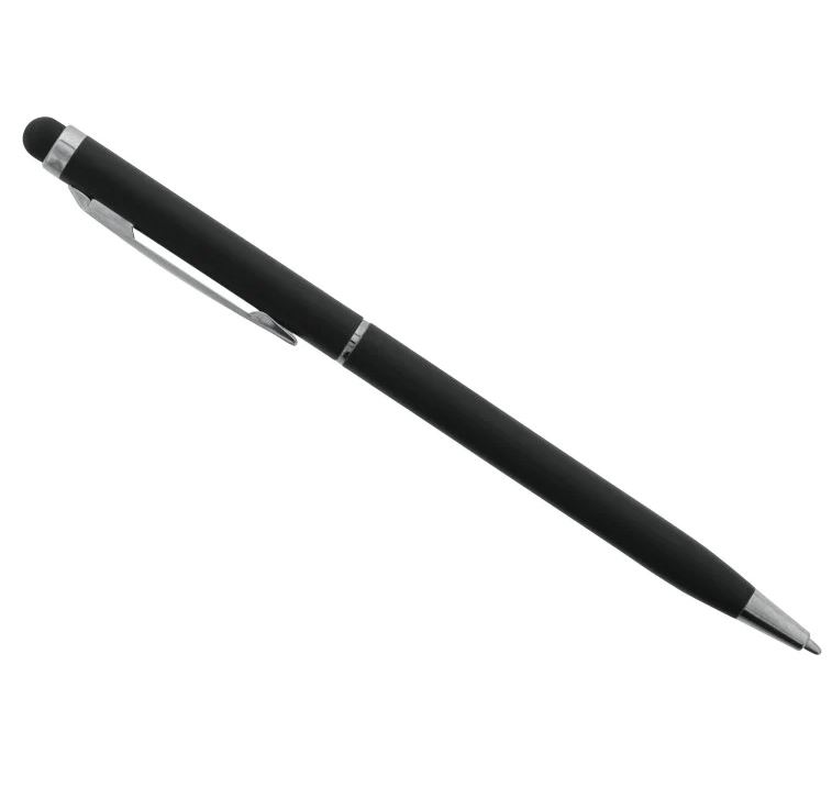 Touchpen med kuglepen - sort