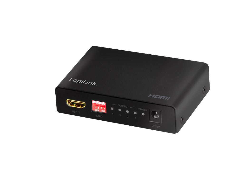 HDMI splitter 1x4-port, 4K/60 Hz