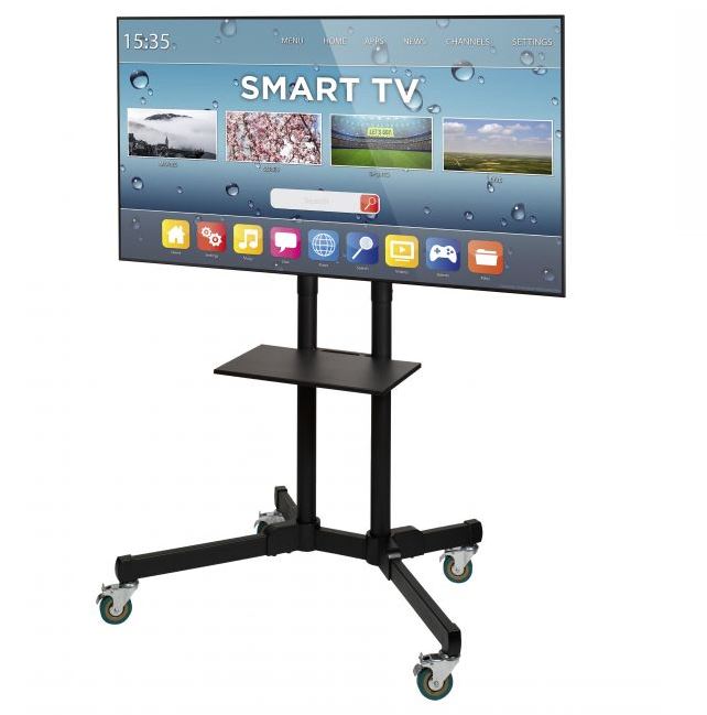 Vivanco trolley op til 86" / 58 kg / VESA 600 x 400