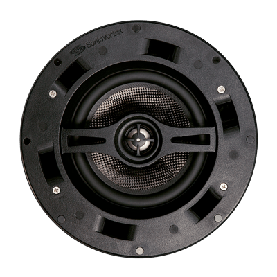 Beale Street Speakers In Ceiling 6.5 inch 2-way Carbon Fiber, 1 inch Titanium Dome