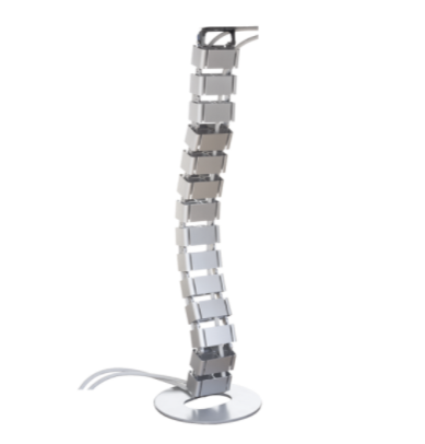 Flexible cable channel for desktops, 800 x 68 mm (18 joints)