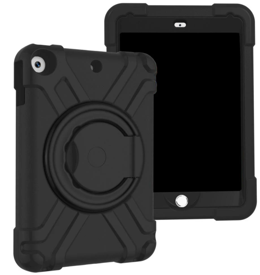 IPAD 10,2 BØRNE COVER M. 360° STAND & HÅNDTAG - SORT