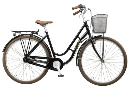 Mustang Dagmar 28" damecykel med 7 gear - Black