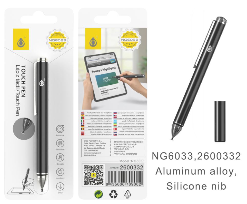 OnePlus præcisions stylus pen - sort