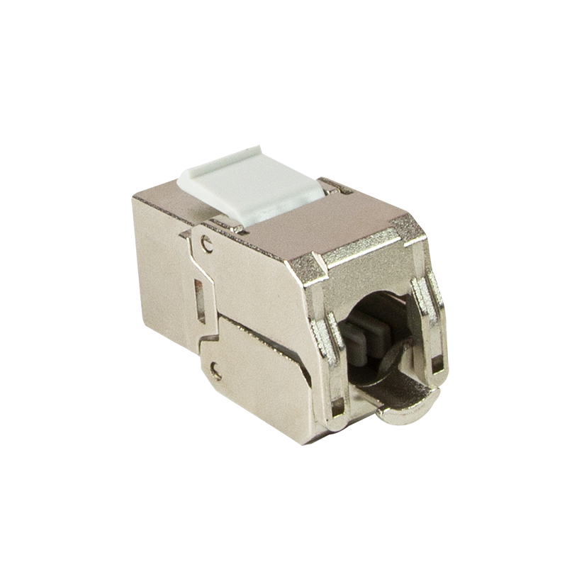 Cat.6A Keystone Jack STP AWG 22-24, toolless, 16.8 mm width, EC verified