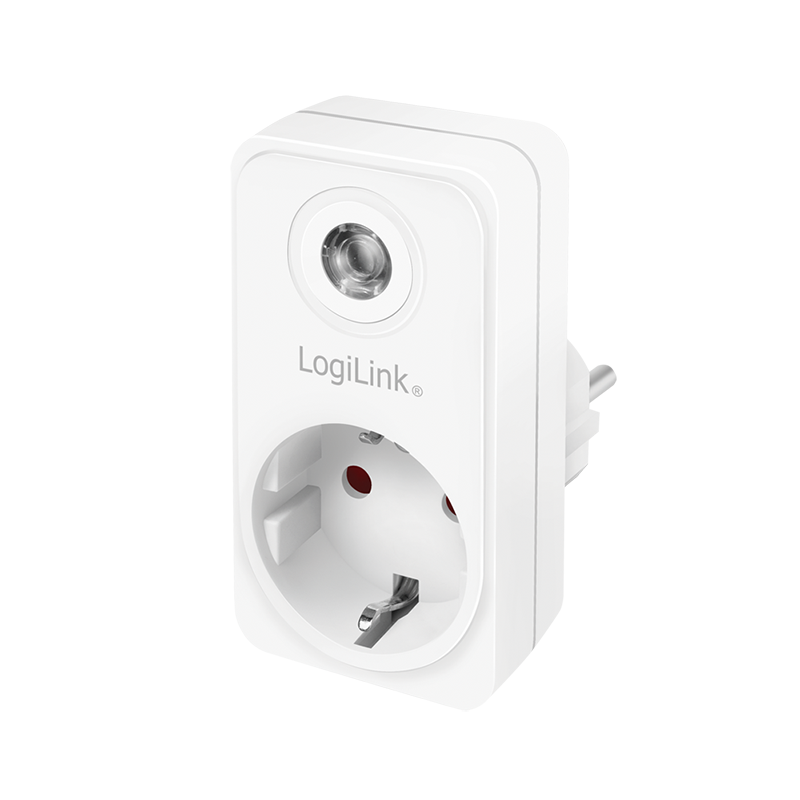LogiLink Steckdosenadapter mit Dämmerungssensor, 1xCEE 7/3