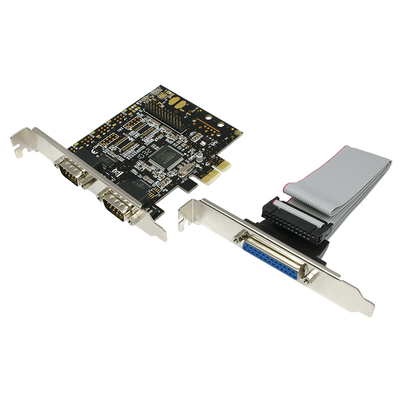 LogiLink® PCI Express Card, 2x Serial & 1x Parallel