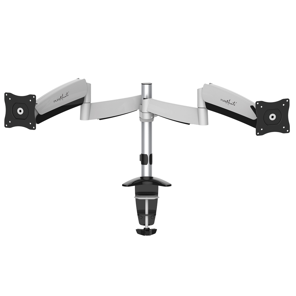PureMounts Dual Monitor Desk Mount - Style 13-27"
